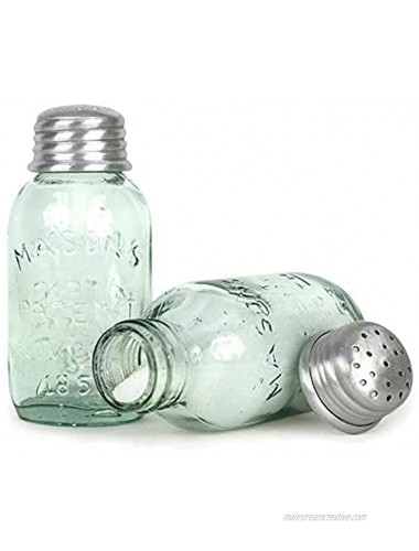 Tribello Napkin Holder With Salt and Pepper Shakers Caddy Chicken Wire Standing Napkin Dispenser with 2 Glass Mason Shakers for Farmhouse Kitchen Dining Table Decor 8 x 6 Galvanized Finish