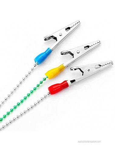 WINOMO Dental Ball Chain Clips Flexible Napkin Holder Random Color 6 Pieces