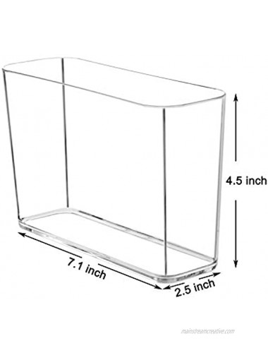 Youngever 2 Pack Clear Plastic Napkin Holders