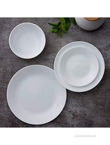 Corelle Dinner Plates 8-Piece Winter Frost White