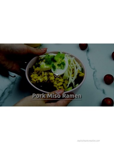 Large Ramen Bowl Set of 2 Ramen Noodle Bowl Set Japanese Ramen Bowl with Chopsticks and Ladle Spoon -Unique Chopstick Holder- Unbreakable 37 Oz Bowl for Pho Udon Soup & All Asian Cuisines- Oishi