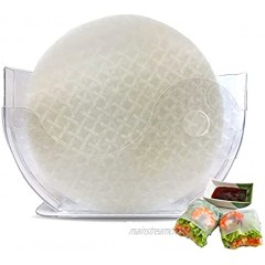 Summer Roll Water Bowl Rice Paper Wrappers for Spring Rolls Holder for Rice Papers Spring Roll Water Bowl Rice Paper Not Included