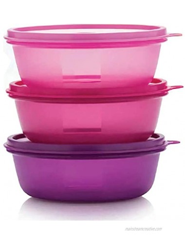 Tupperware Leftover Bowl Set Storage Food Containers 600ML x 3pcs