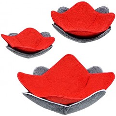 6 Pieces 3 Sizes Bowl Huggers Sponge and Microfiber Small Bowls Holder Large Bowls Bowl Potholders for Microwave Heat Insulated Plate Bowl Food Huggers Food Warmer for Home Kitchen and Hot Bowl Holder