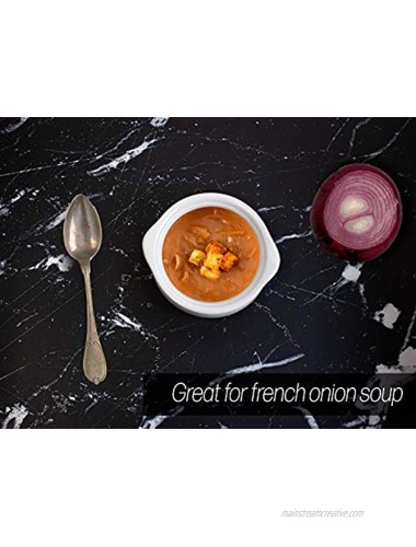 6 Pk 12oz French Onion Soup Crocks Perfect For Onion Soup Stews Casserole Restaurant Style White