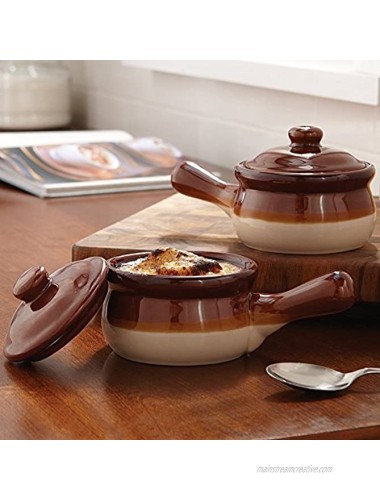 Brown 744047 Onion Soup Bowls Set of 4