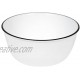Corelle Livingware 28-Ounce Super Soup Cereal Bowl Classic Caf¿ Black Rim Only