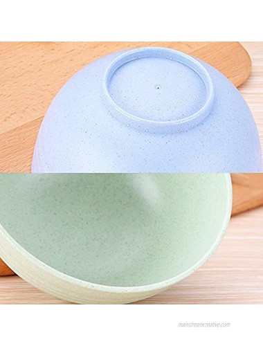 Lightweight Degradable Cereal Bowls-Wheat Straw Bowls 24 OZ Eco-Soup Bowls Dishwasher Safety Perfect for Noodle Fruit,Dessert and Salad 4 Pack