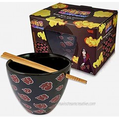 Naruto Ramen Bowl Rice Soup with Chopsticks 16oz
