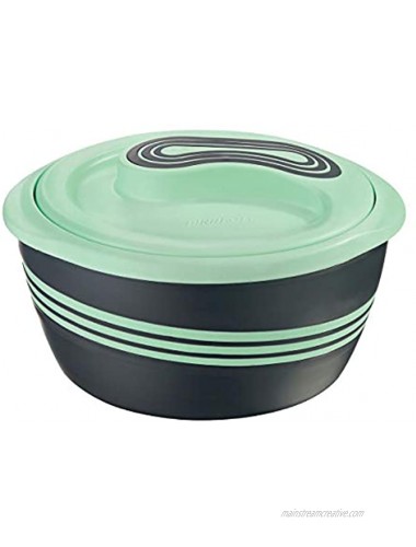 Pinnacle Serving Salad Soup Dish Bowl Thermal Inulated Bowl with Lid Great Bowl for Holiday Dinner and Party 3.6 qt Green