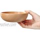 Beilay Flat Bowl 15x4.5cm Wooden Bowl Bamboo Bowls Versatile Usage Great For Salad Soup Cereal Fruits Nuts Food Side Dishes Decorative Modern Serving Bowls