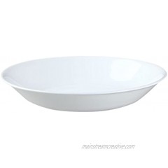 Corelle Livingware 20-Ounce Salad Pasta Bowl Winter Frost White 2 White