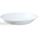 Corelle Livingware 20-Ounce Salad Pasta Bowl Winter Frost White 2 White