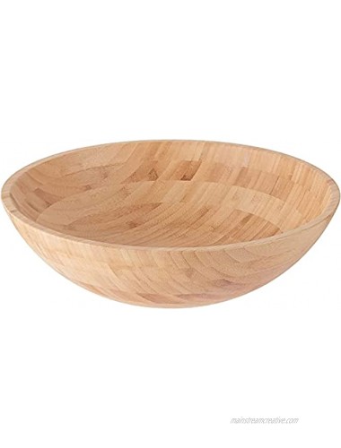 Lipper International Bamboo Wood Salad Bowl