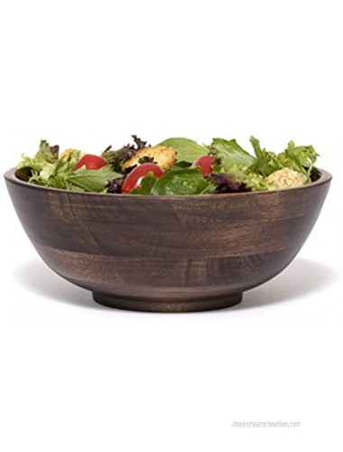 Lipper International Walnut Finished Salad Bowl 8 Serveware one size