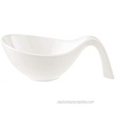 Villeroy & Boch Flow Salad Bowl with Handle 20.25 oz White