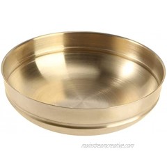 YARNOW Stainless Steel Korean Bibimbap Bowl Metal Rice Cereal Bowl Nesting Serving Bowl for Soup Rice Ice Cream Snacks Cereal Golden