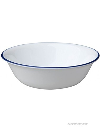 Corelle Livingware True Blue 18 Ounce Soup Cereal Bowl Set of 4