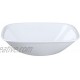 Corelle Square Pure White 10 Ounce Soup Cereal Bowl Set of 4