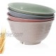 Unbreakable cereal bowl,30 OZ Wheat Straw Fiber Lightweight Bowl Sets 4-Dishwasher and microwave safe rice bowls soup bowls kitchen bowls,reusable snack bowls. 17cm