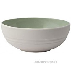 Villeroy & Boch Like Match Mineral Leaf Bowl a Stylish Dish for Every Day Premium Porcelain Green White Dishwasher Safe