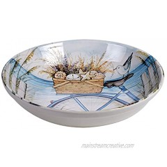 Certified International By the Sea 144 oz. Serving Pasta Bowl Multi Colored