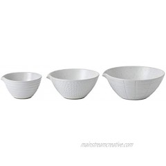 Gordon Ramsay Maze Grill Set of 3 Dipping Bowls 3.9 Soft White