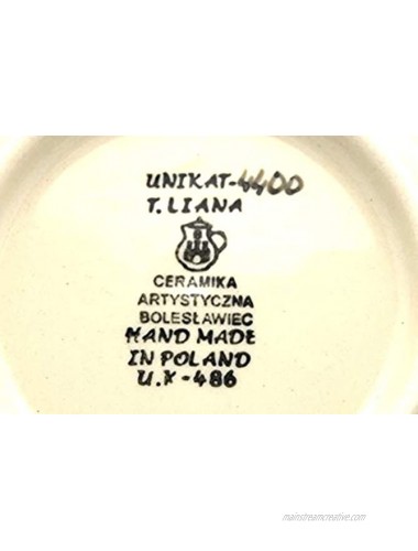 Polish Pottery Bowl Contemporary Salad Unikat Signature U4400