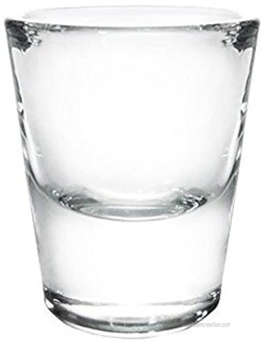 BarConic 1 oz Thick Base Clear Shot Glass Pack of 12