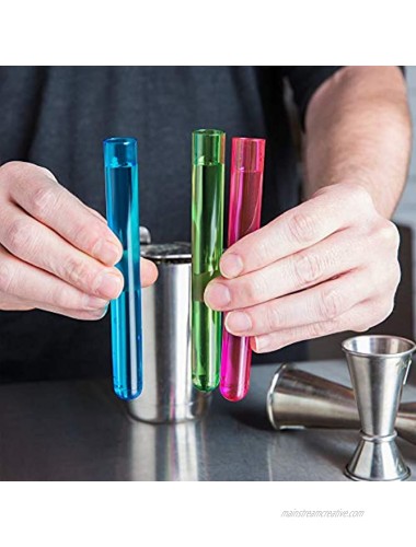 Choice 5 5 8 Neon Plastic Test Tube Shot Assorted Colors 3 4 oz Shooter 100 Pack