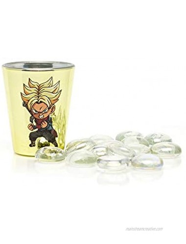 Dragon Ball Super Multicolor metallic finish Shot Glass Set of 4 1.5 oz approx.