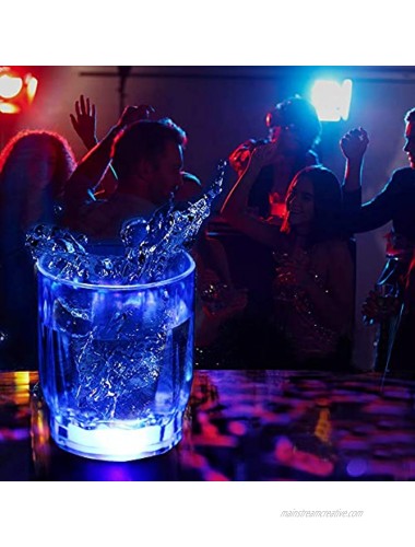Flash Light Up Cups Bestrice 24PCS LED Flashing Shots Glow Cup for Bar Night Club Party Drink