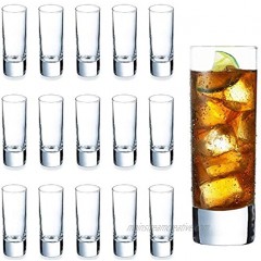 Heavy Base Shot Glass Set Bulk DeeCoo Whisky Shot Glasses 2 oz Mini Glass Cups For liqueur Double Side Cordial Glasses Tequila Cups Small Glass Shot Cups Set Of 24