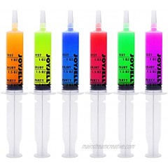 JOYIN 100 pieces 2 oz Jello Shot Plastic Syringes Tube with Caps for Themed Party Halloween Party Favor and Toys Outdoor and Indoor Party Game