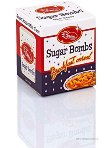 JUST FUNKY Fallout Sugar Bombs Breakfast Cereal Square Shot Glass 2 Ounce Shot Glass