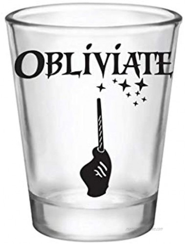 Obliviate Shot Glass-Wizard Gifts-Birthday Shot Glass