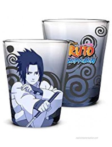 Official Naruto Shippuden Collectible Mini Drinking Decorative tequila shot Glasses Gift Set of 4 by Just Funky
