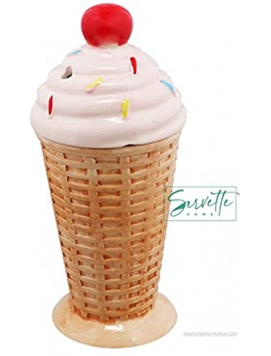 Ice Cream Sundae Milkshake Cup with Cover 8oz