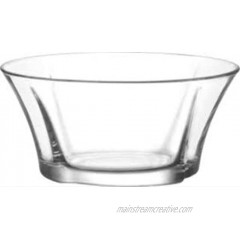 LAV 10.25 Ounce Glass Bowls | Beautiful Geometric Round Shape Made from Thick Durable Glass Great for Dessert Condiments Candies and More Microwave and Dishwasher Safe 6 Piece Set