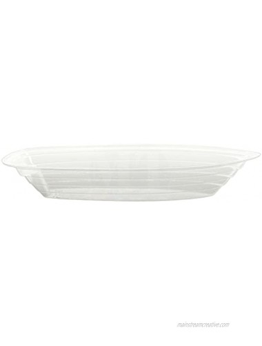 MT Products 8 oz. Clear Plastic Disposable Banana Split Boats Perfect Size Great Party Dish 30 Pieces