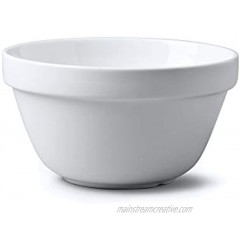 WM Bartleet & Sons 1750 Traditional Porcelain Pudding Basin 13cm 375ml 0.7pt – White