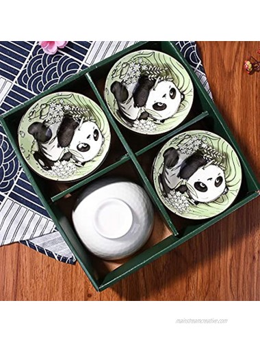 Ceramic Rice Bowls set Lovely Panda Bowl Serving Soup Rice As a Good Gift 4
