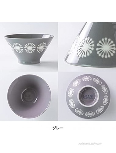 Minorutouki mino ware moco Lightweight Rice Bowls 2 Colors Set φ4.92×H2.68in 6.46oz Made in Japan
