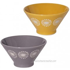 Minorutouki mino ware moco Lightweight Rice Bowls 2 Colors Set φ4.92×H2.68in 6.46oz Made in Japan