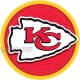 Amscan Kansas City Chiefs NFL Football Red Yellow Dinner plates 9" Multicolor,552339