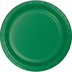 Dinner Plates 9 24 Pkg-Emerald Green