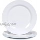Melamine Dinner Plates Set 10 3 4 Inch Dinner Dishes Set 6pcs White Dishwasher Safe