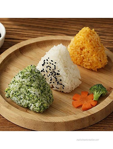 6 in 1 Onigiri Mold Triangle Musubi Maker Able To Make Up To 6 Triangle Sushi At The Same Time Quickly Spam Musubi Mold Triangle Sushi Mold Onigiri Rice Mold Gift Three Cute Sushi Cutter Mold