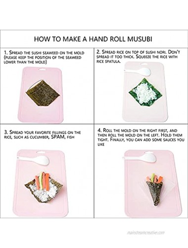 6 Pack Musubi Press Maker .No BPA,No Stick,No Toxic Spam Musubi Maker.Make Your Own Professional Sushi Anytime.Onigiri Mold,,Sushi Maker,Sushi Mold,Sushi Kit,Triangle Kimbap,Tocino Spam.