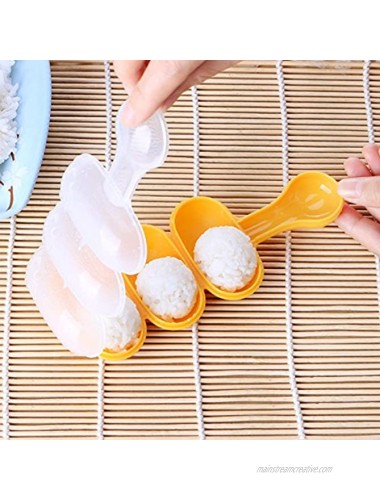 MXY Rice Ball Mould Shaker Sushi Roll Maker Kitchen Tools for Shake DIY Lunch with a Mini Rice Paddle L-819